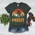 Bigfoot Sasquatch Prost Retro Bavarian Oktoberfest Men Women Women's Heather T-Shirt Heather Forest