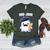 Boo Jour Ghost French Teacher Vintage Teacherlife Groovy Women's Heather T-Shirt Heather Forest