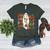 Booooks Ghost Halloween Groovy Vintage Teacher Book Reading Women's Heather T-Shirt Heather Forest Booooks Ghost Halloween Groovy Vintage Teacher Book Reading Women's Heather T-Shirt Heather Forest