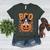Boston Terrier Costume On Pumpkin Halloween Boston Terrier Women's Heather T-Shirt Heather Forest