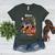 Boston Terrier Dog Christmas Happy Hallothankmas Halloween For Men Women Kids Women's Heather T-Shirt Heather Forest