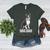 Boston Terrier Dog Dad Boston Terrier Dog Lovers Women's Heather T-Shirt Heather Forest