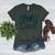 Boston Terrier Dog Dad Women's Heather T-Shirt Heather Forest