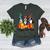 Boston Terrier Dog Lover Fall Ya'Ll Halloween Costume Men Women Women's Heather T-Shirt Heather Forest