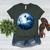 Boston Terrier Dog Moon Dog Mom Dad Women Men Dog Lovers Women's Heather T-Shirt Heather Forest
