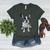 Boston Terrier Dog Motif Pet Art Boston Terrier Men Women Kids Women's Heather T-Shirt Heather Forest