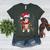 Boston Terrier Dog Ugly Christmas Dog Xmas For Men Women Kids Women's Heather T-Shirt Heather Forest
