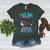 Boston Terrier This Girl Runs On Jesus And Boston Terriers Women's Heather T-Shirt Heather Forest