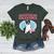 Boston Terrier Grandma Bostie Dog Owner Boston Terrier Men Women Women's Heather T-Shirt Heather Forest