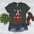 Boston Terrier Grandma Dog Lovers Puppy Bostie Owner Women's Heather T-Shirt Heather Forest
