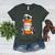 Boston Terrier Happy Pills T-Shirt Women's Heather T-Shirt Heather Forest