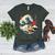 Boston Terrier Japanese Kanagawa Wave Surf Loyal Dog Men Women Kids Women's Heather T-Shirt Heather Forest