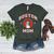 Boston Terrier Mom Dog Mother Women's Heather T-Shirt Heather Forest