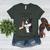 Boston Terrier Mom Dogs Mum Woman Women's Heather T-Shirt Heather Forest