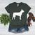 Boston Terrier Women's Heather T-Shirt Heather Forest