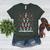 Boston Terrier Xmas Tree Lights For Men Women Boston Terrier Women's Heather T-Shirt Heather Forest