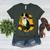 Boston Terrier s Mid-Century Modern Art s Street Grunge Women's Heather T-Shirt Heather Forest