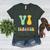 Braille Teacher Of The Visually Impaired Groovy VI Teacher Women's Heather T-Shirt Heather Forest Braille Teacher Of The Visually Impaired Groovy VI Teacher Women's Heather T-Shirt Heather Forest