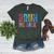 Bruh We Back Teachers Retro Back To School Boys Girls Kids Women's Heather T-Shirt Heather Forest