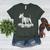 Bull Terrier Skeleton Birthday Halloween Kids Women's Heather T-Shirt Heather Forest