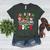 All Is Calm Just Kidding This Is Pre-K Christmas Teacher Women's Heather T-Shirt Heather Forest All Is Calm Just Kidding This Is Pre-K Christmas Teacher Women's Heather T-Shirt Heather Forest