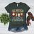 All Is Calm Xmas Kindergarten Christmas Season Teacher Women's Heather T-Shirt Heather Forest All Is Calm Xmas Kindergarten Christmas Season Teacher Women's Heather T-Shirt Heather Forest
