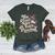 You Can't Scare Me I Teach Preschool Teacher Halloween Witch Women's Heather T-Shirt Heather Forest