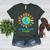 Celebrate Diversity Everyday Teachers & School Student Women's Heather T-Shirt Heather Forest Celebrate Diversity Everyday Teachers & School Student Women's Heather T-Shirt Heather Forest