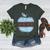 Chicago Flag Teacher School Cute Women's Heather T-Shirt Heather Forest