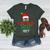Is It Christmas Break Yet Teacher Xmas Winter Saying Women's Heather T-Shirt Heather Forest