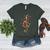 Christmas Musical Note Music Lover Teacher Sing Carols Jesus Women's Heather T-Shirt Heather Forest