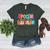 Color Special Education Squad Groovy Dream Team SPED Teacher Women's Heather T-Shirt Heather Forest