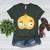 The Cool Bean Good Egg Teacher Halloween Costume Food Group Women's Heather T-Shirt Heather Forest