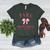 Coquette Bow Paraprofessional School Para Squad Teacher Aide Women's Heather T-Shirt Heather Forest