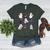 Cute Ghost Cat Playing Musical Halloween Music Teacher Women's Heather T-Shirt Heather Forest Cute Ghost Cat Playing Musical Halloween Music Teacher Women's Heather T-Shirt Heather Forest