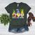 Cute Gnomes Teach Love And Inspire Back To School Teacher Women's Heather T-Shirt Heather Forest