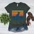Dog Boston Terrier Mom Vintage Boston Terrier Mom Women's Heather T-Shirt Heather Forest
