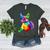 Dog Lover Boston Terrier Dog Colorful Boston Terrier Men Women Kids Women's Heather T-Shirt Heather Forest