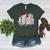 Eagles Teacher School Sports Fan Team Spirit Women's Heather T-Shirt Heather Forest