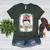 Early Head Start Life Messy Bun Back To School Teacher Women Women's Heather T-Shirt Heather Forest