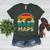 Easily Distracted By Maps Geography Teacher Women's Heather T-Shirt Heather Forest Easily Distracted By Maps Geography Teacher Women's Heather T-Shirt Heather Forest