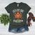Lets Eat Kids Punctuation Saves Lives Thanksgiving Teacher Women's Heather T-Shirt Heather Forest