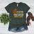 Lets Eat Kids Punctuation Turkey Thanksgiving Teacher Women's Heather T-Shirt Heather Forest