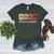Educator Science Teacher Melanin Educator Science Women's Heather T-Shirt Heather Forest