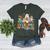 Everyone Communicates Differently Halloween SLP Sped Teacher Women's Heather T-Shirt Heather Forest