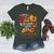 Lets Fall In Love With PE Teacher Thanksgiving Women's Heather T-Shirt Heather Forest