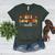 Fall Teacher Fall In Love With Math Math Thanksgiving Women's Heather T-Shirt Heather Forest