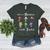 My Favorite Monsters Call Me Teacher Thank Mummy Vampire Bat Women's Heather T-Shirt Heather Forest