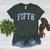 Fifth Grade Toile De Jouy Back To School Teachers Kids Women's Heather T-Shirt Heather Forest
