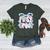 First Grade Coquette Bow Girls Teacher Team 1st Grade Squad Women's Heather T-Shirt Heather Forest